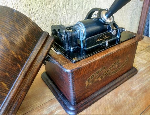 Fonógrafo Gramofone Thomas Edison 1900 - Foto 5