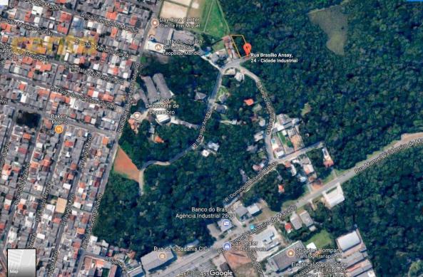 Terreno à venda, 834 m² por r$ 397.000 - cidade industrial - curitiba/pr - Foto 2