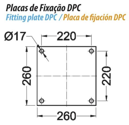 Garfo para rodizio 12"x 4" de 1.200 kg - Foto 6