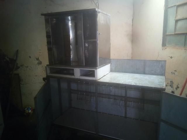 Máquina de churrasco grego funcionando perfeitamente - Foto 2