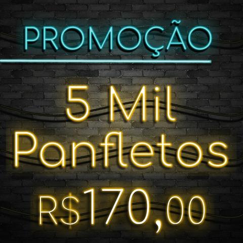 5 mil panfletos! Arte grátis