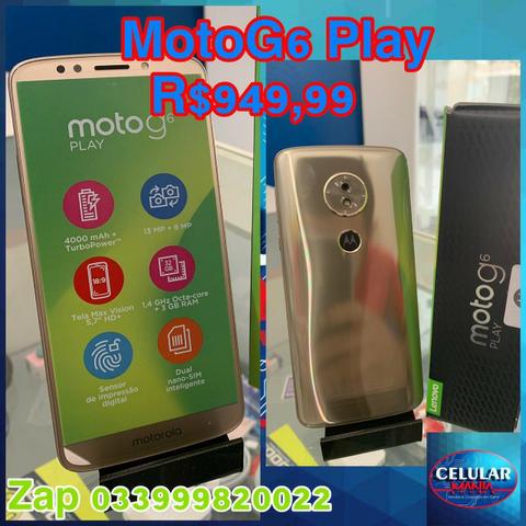 Motorola Moto G6 Play 32GB Novo Com NF e Garantia De 1 Ano