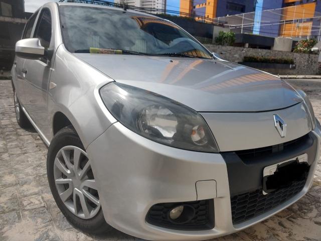 Sandero Expression 1.6 8V Hi-Power de cor Prata - Foto 15