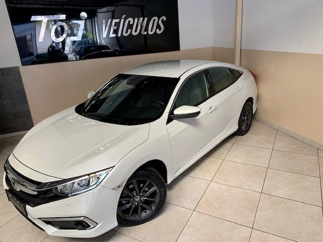 Honda Civic EXL 2.0 * Igual Zero Km * 4.000 Kms Sem Um Detalhe, Branco Perolizado, 2020 - Foto 16
