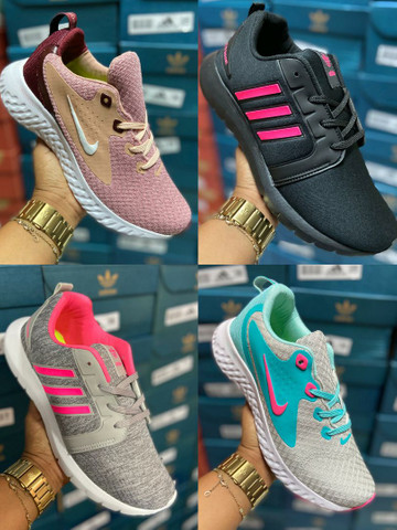 tenis feminino nike adidas