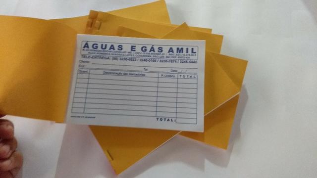 Blocos para pedido, venda, orçamento