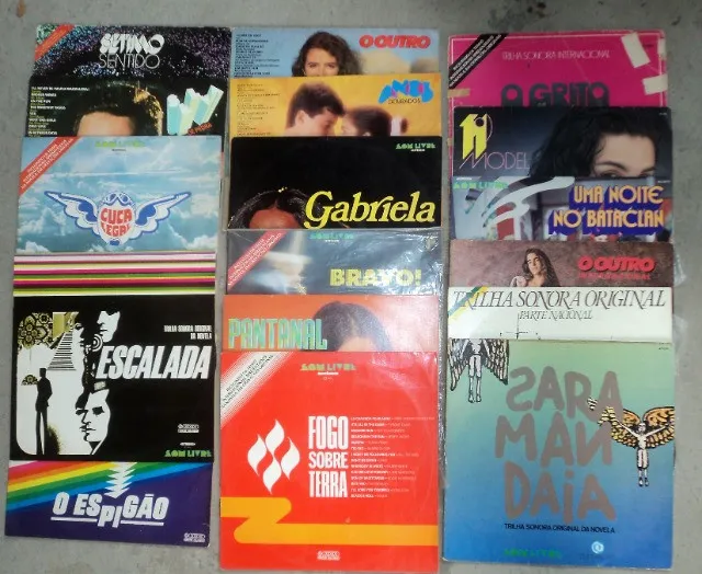 16 Lps de Trilha Sonora de Novelas