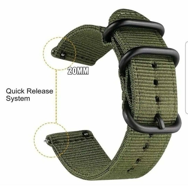 Pulseira Nylon Lona para Amazfit Bip Lite - Foto 4