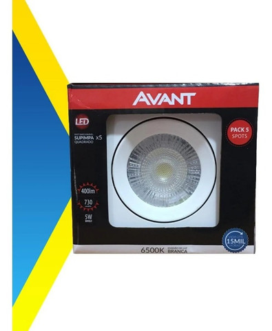 Kit 5 Spot Led 5w Direcionável Teto - Foto 3