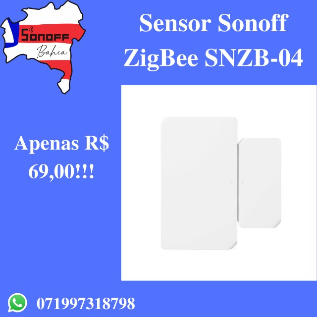 Sensor de Portas e Janelas Sonoff ZigBee