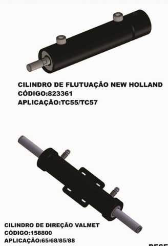 Cilindros hidráulicos Tratores - Foto 2