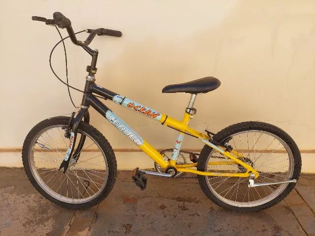 Bicicleta Aro 20 Infantil Verden Ocean Preta e Amarela - Foto 2