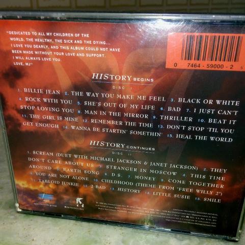 Cd Michael Jackson History Past Present Future - Importado - Foto 3