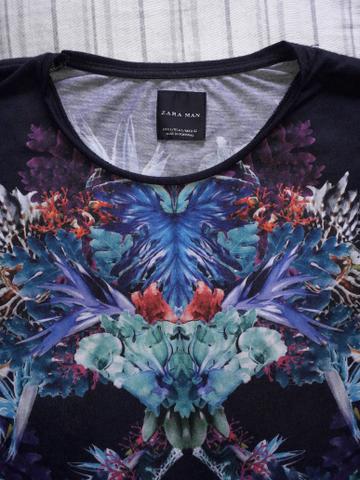 Camisa Caveira Zara Original - Foto 2