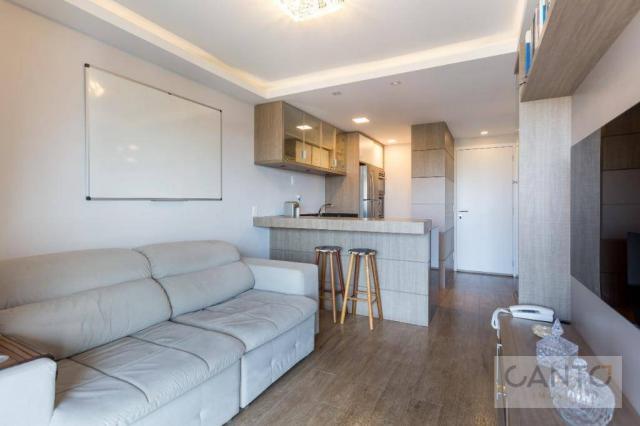 Apartamento mobiliado com 1 dormitório próximo ao parkshop barigui, 41 m² por r$ 324.900,0 - Foto 7