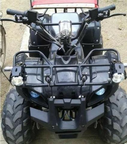 Farol Milha alto baixo sinalizador moto trilha e quadriciclo - Foto 5