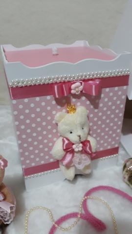 Kit Higiene Bebê Ursinha Princesa Baby - Foto 2