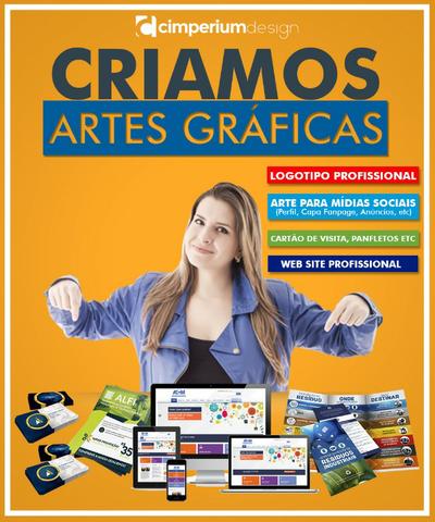 Criamos logo, Artes Gráficas e Web site