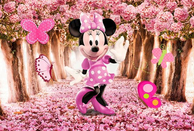 Painel de Festa Infantil Minnie Meninas Desenho - Foto 3