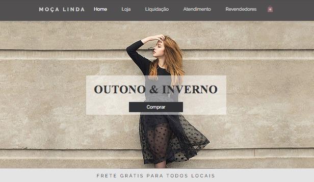 site de roupas lindas