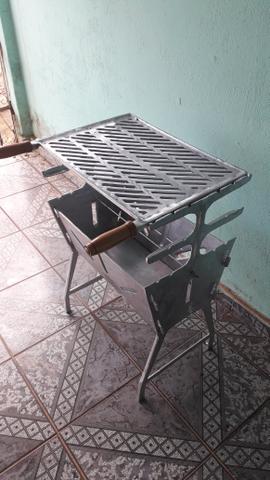 Churrasqueira de alumínio fundindo - Foto 4