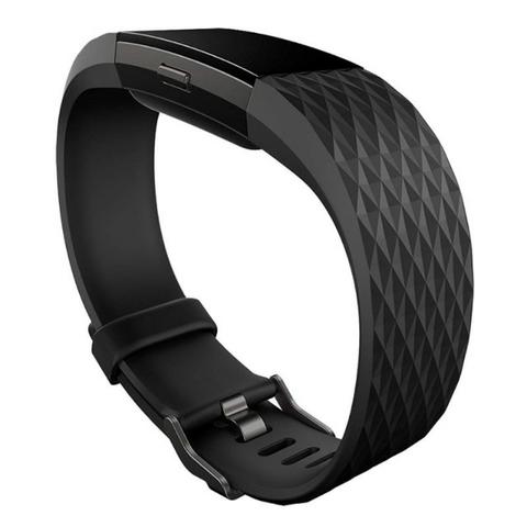 Pulseira Esportiva Fitbit Charge 2 fb407gmbkl-la Preto