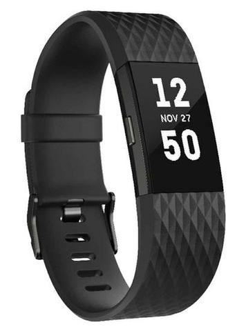 Pulseira Esportiva Fitbit Charge 2 fb407gmbkl-la Preto - Foto 5
