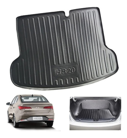 Tapete De Porta Tipo Bandeja - Hb20 Sedan ou Hatch 2020 - Ecotap