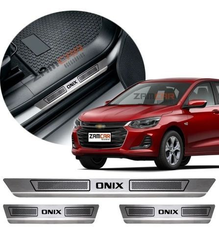 Soleira Porta Aço Inox Para Todos os Carros - Com Grafia Específica