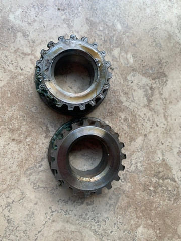 Par de polia virabrequim ford ka 1,0 3cc original