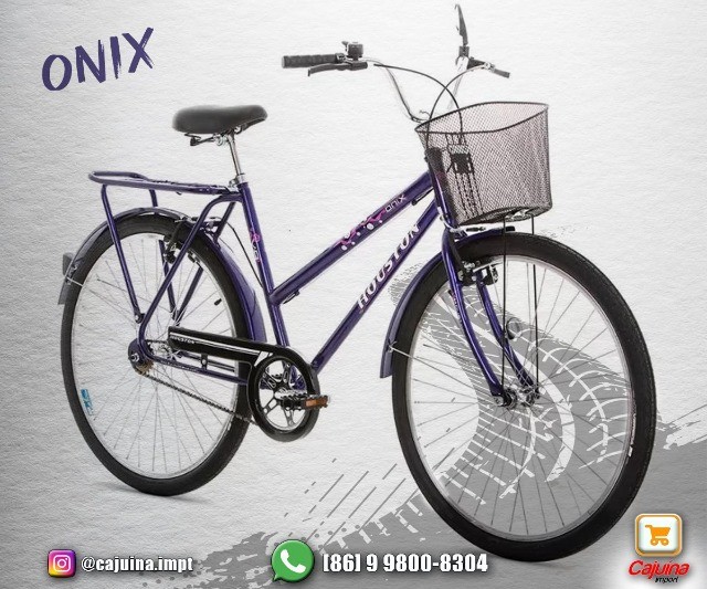 Bicicleta Aro 26 Onix VB Feminina, Violeta -Houston T04d08sd22 - Foto 2