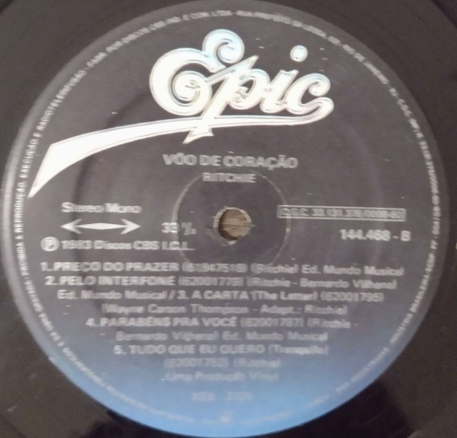 Vôo Livre / Rádio Caiobá (1983, Vinyl) - Discogs