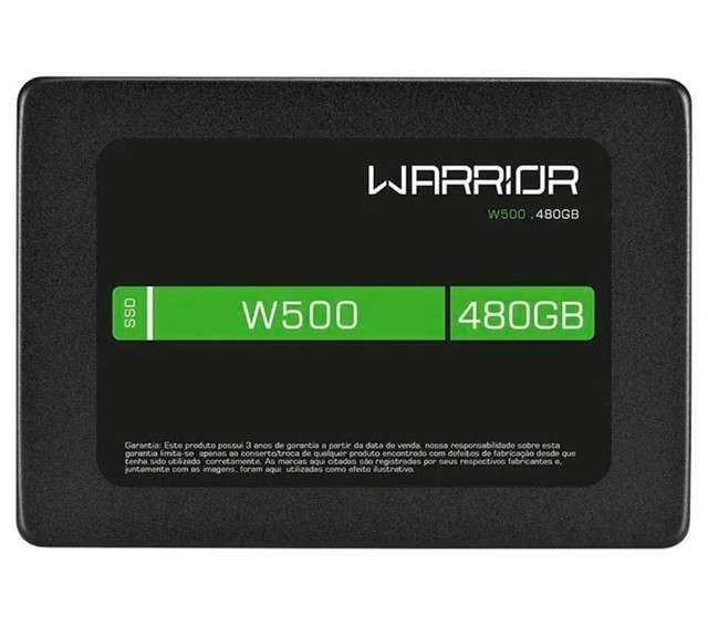 SSD 480GB WARRIOR NOVO LACRADO 