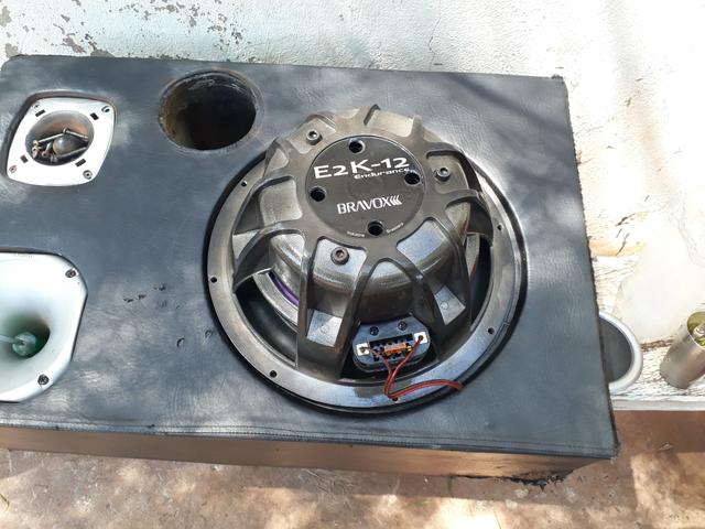 Sub bravox endurenc 800rms mais módulo - Foto 3