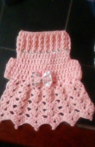 Vestidos Pets em crochê (leia a descrição) Preço: R$ 25 - Foto 2