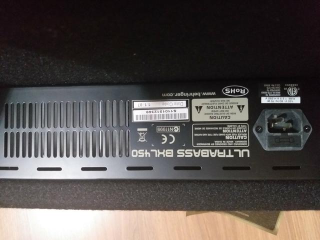 Amplificador beringher pra baixo novo - Foto 3