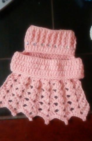 Vestidos Pets em crochê (leia a descrição) Preço: R$ 25 - Foto 3