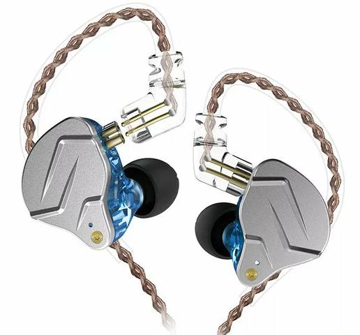 Fone KZ ZSN pro - fone de retorno, baixo, guitarra, sanfona, bateria