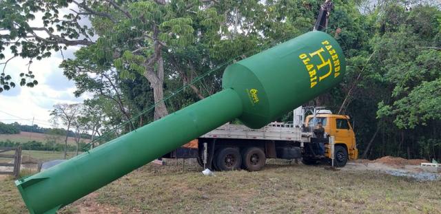 Caixa dágua, reservatório metálico, taça, tubular, bebedouro, caixa dagua, tanque