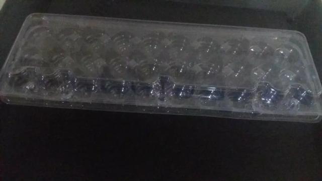 Embalagem Plastica P/ 30 Ovos De Codornas 0,60 unidade - Foto 3