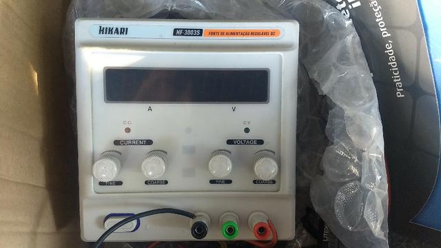 Fonte Regulável de 0 a 30v Hikari