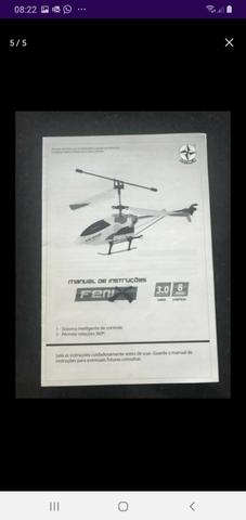 Helicóptero Estrela na caixa com manual - Foto 5