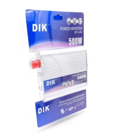 Inversor Transformador Conversor Energia Voltagem 500w 12V 110V Marca DIK (Temos outros)