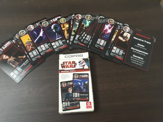 Star Wars -memória Tripla - Jogo De Cartas - Copag - Foto 2