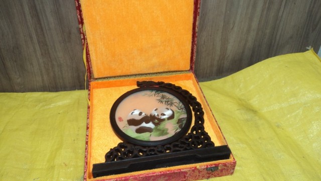 decoraçao urso panda ,guadro mesa pendura antigo  - Foto 2