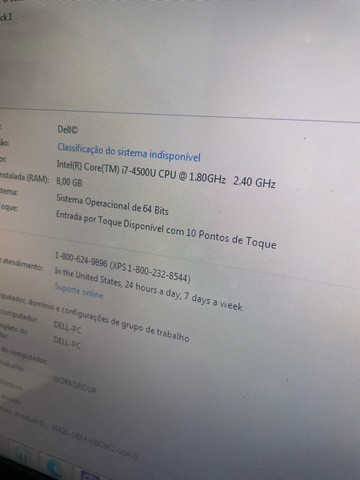 Notebook Dell Inspiron / Touch Sreen