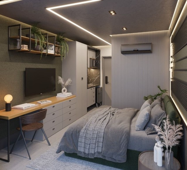 Flat com 1 dormitório à venda, 15 m² por R$ 255.360 - Cabo Branco - João Pessoa/PB - Foto 20