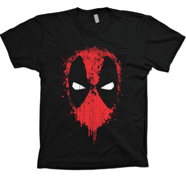Camisetas Herois Marvel - DeadPool - 100% Algodão