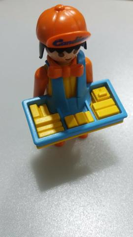 Bonecos Antigos Playmobil - Palhaços, mágico e doceiro - Foto 2