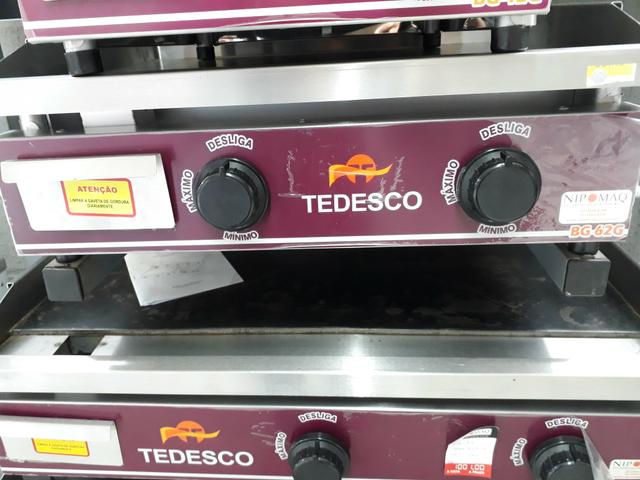 Chapa Bifeteira BG-62 à gás Tedesco